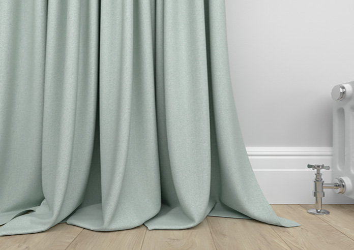Soft Chevron, Blue Glacier - Made to Measure Curtains - Image 6